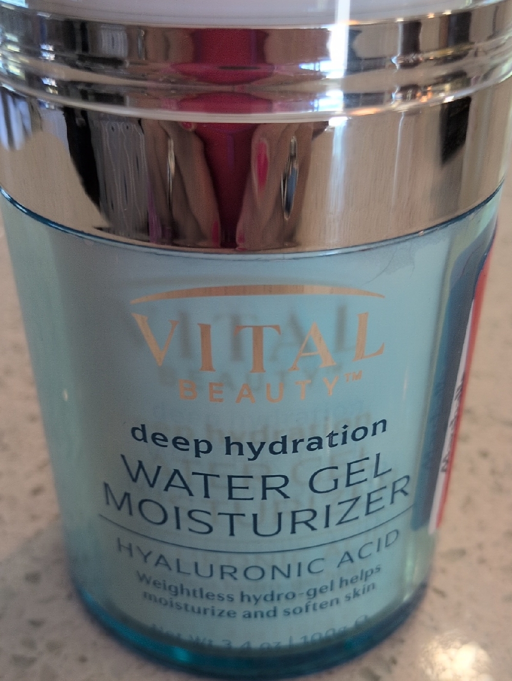 VITAL BEAUTY Deep Hydration Water Gel Moisturizer - Light Blue